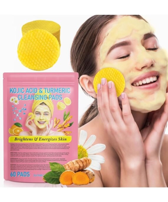 DubaiGallery Turmeric Cleansing Pads Noveltynose Turmeric Kojic Acid Cleansing Pads Compressed Facial Sponges Turmeric Cleansing Pads Neously Turmeric Face Scrub Pads