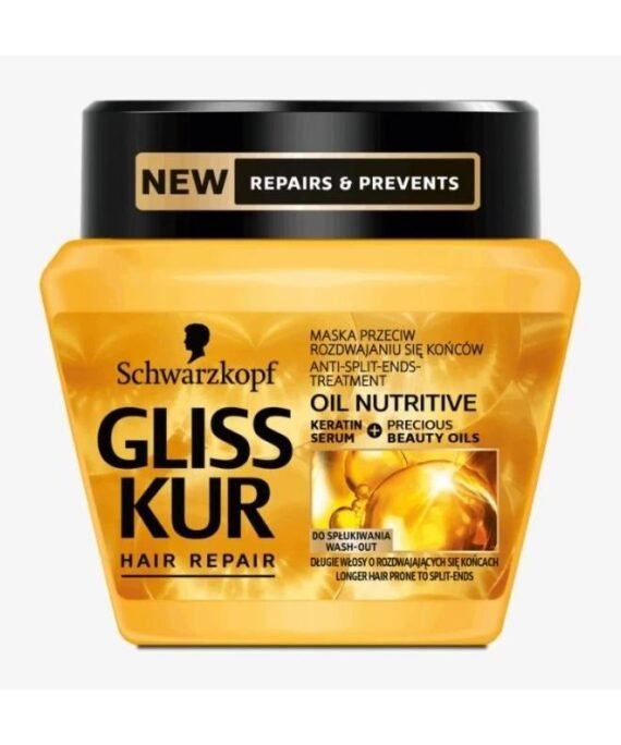 Schwarzkopf Gliss Kur Oil Nutritive maska na vlasy 300 ml