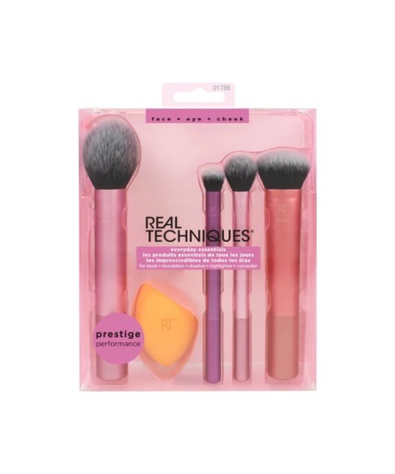 REAL TECHNIQUES Everyday Essentials Multi Use Brush Set Multicolour