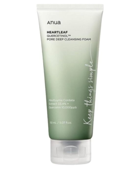 Anua Heartleaf Quercetinol Pore Deep Cleansing Foam White 150ml