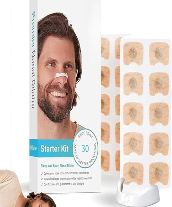 Generic 30pcs Intake Breathing Nose Patch, Sleep Anti-Snoring Nose Patch, Breathing Nose Patch, Long-lasting Anti-Snoring Device, Suitable for Business Travel, Tourism, Hotel and Home (White)
