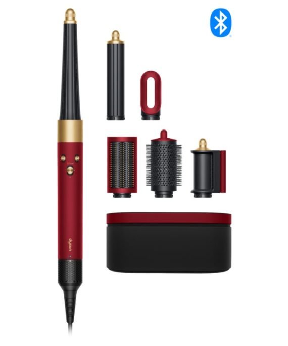 dyson Airwrap i.d. Multi-Styler And Dryer Straight+Wavy Red Velvet Gold