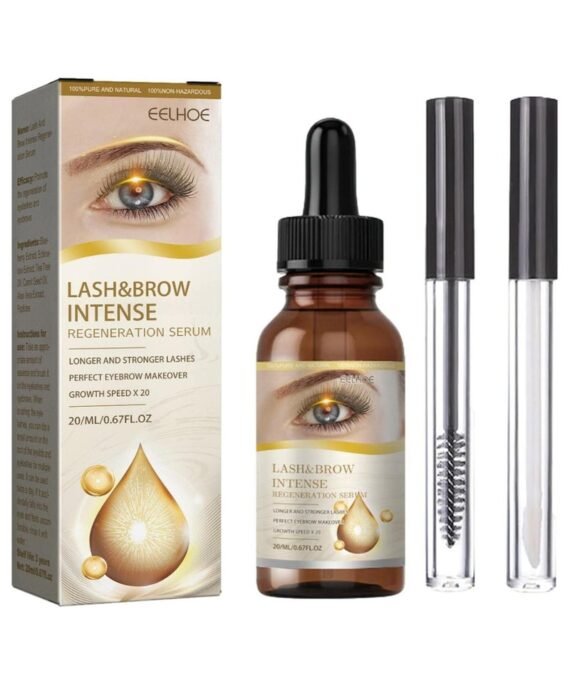 EELHOE Eyelash Essence - Eyelash Oil for Lengthening, Cruelty Free, Gentle Thickener, Safe Makeup Supplies Eyelash Essence for Women and Men