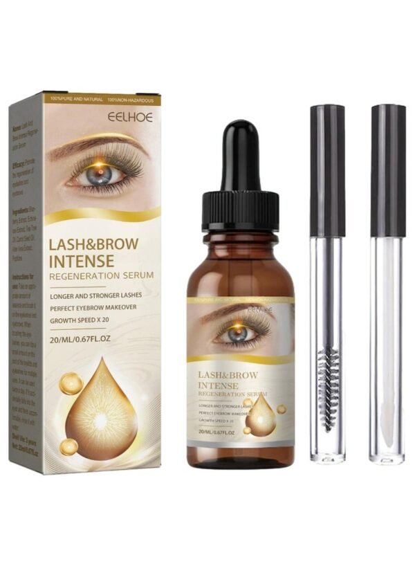EELHOE Eyelash Essence - Eyelash Oil for Lengthening, Cruelty Free, Gentle Thickener, Safe Makeup Supplies Eyelash Essence for Women and Men