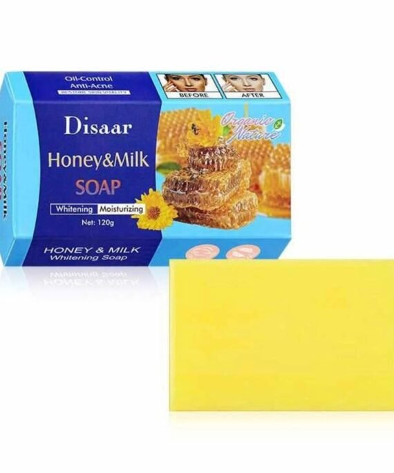Disaar deep cleansing body face soaps oil control anti acne moisturizing honey milk soap 120 g