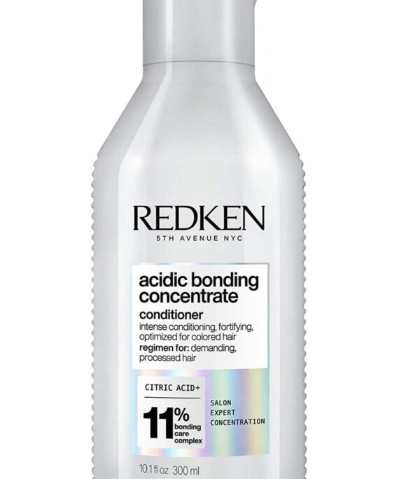 REDKEN concentrate Conditioner is a vegan sulfate free professional conditioner for all types of damaged hair looking to strengthen hair reinforce weakened bonds and lessen breakage