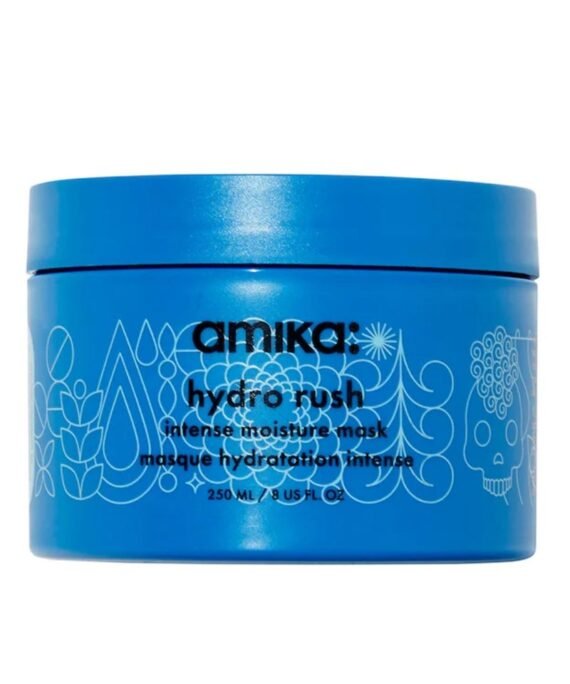 amika Hydro Rush Intense Moisture Hair Mask with Hyaluronic Acid 250ml