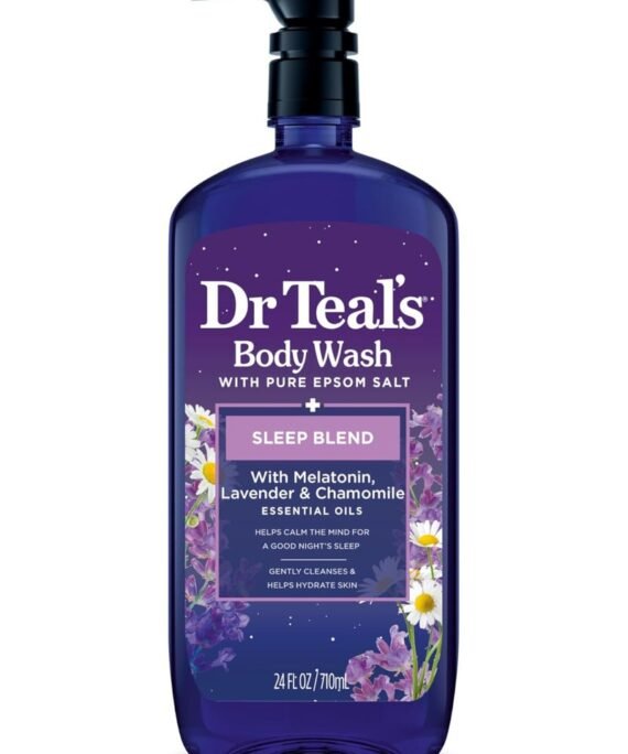 Dr Teal's Dr Teal's Sleep Blend Body Wash with Epsom Salt & Melatonin, Relaxing Formula, 710ml