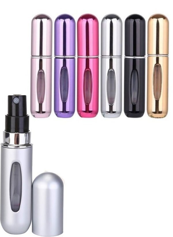 ZCM-HAPPY 6-piece refillable perfume spray bottle set portable spray bottle glossy 5ml