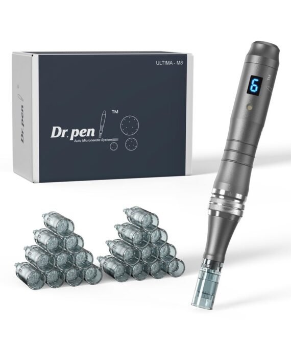 Dr.pen Dr Pen Ultima M8 Professional Microneedling Pen - Cordless Derma Auto Pen - Best Face and Body Skincare Kit with 20pcs Multiple specification needles