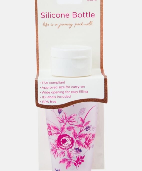 Miamica Refillable Travel Silicone Bottles 89 ml, Purple