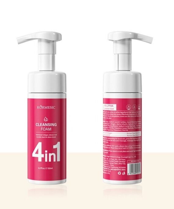 Kormesic 4-in-1 Cleansing Mousse - 150ml Multi-Action Foam Cleanser