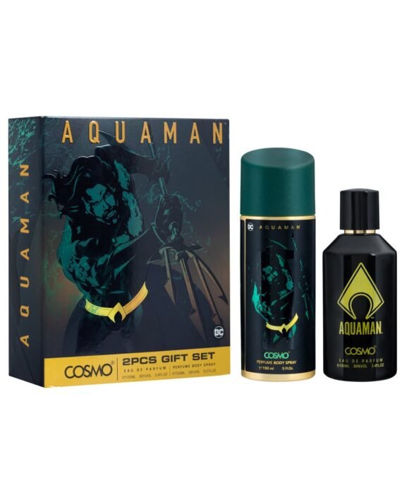 COSMO Cosmo WB 2 Piece Gift Set Aquaman 100ml Edp + 150ml Body Spray