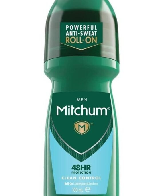 Mitchum Invisible Men Clean Control 48HR Protection Roll On Anti-Perspirant & Deodorant 100 ml