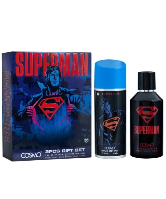 COSMO Cosmo WB 2 Piece Gift Set Superman 100ml Edp + 150ml Body Spray
