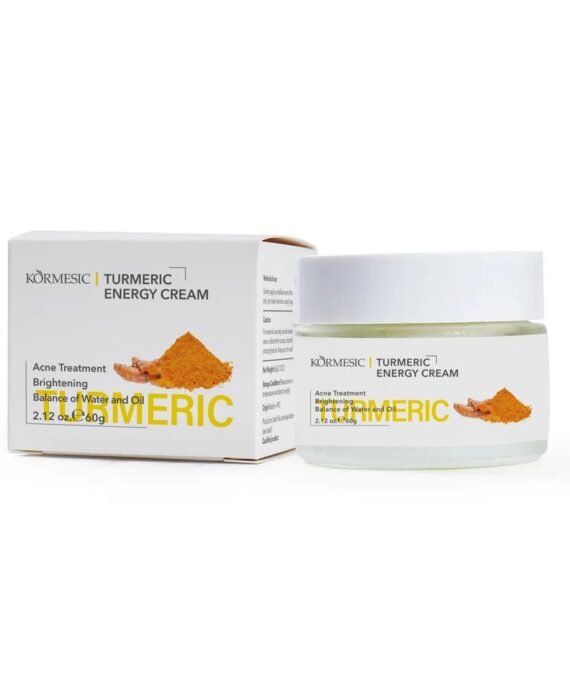 Kormesic Turmeric Energy Cream 60g | Brighten Skin Tone, Antioxidant, Deep Nourishment
