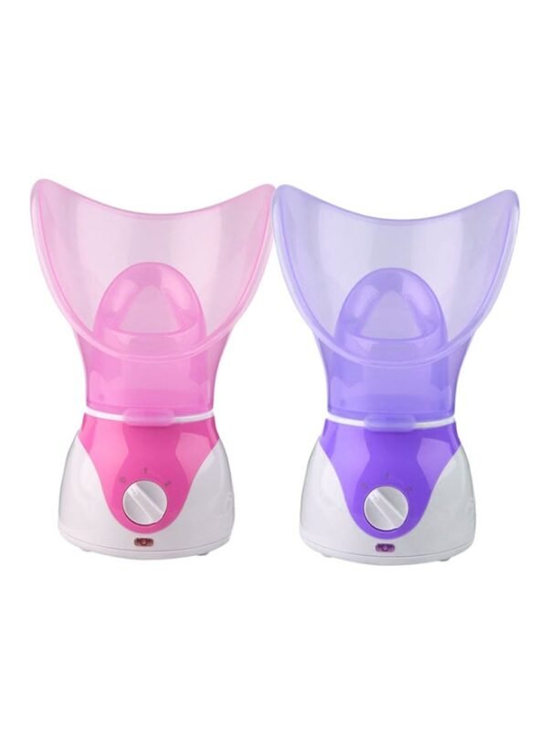 Generic 2 Piece Nano Hot Ion Facial Steamer Pink/Purple