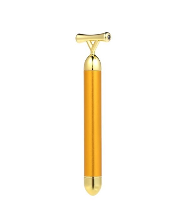 Generic High Frequency 24K Gold Plated Face Massager Gold