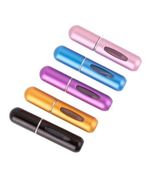 Miss Gooey 5-Piece Perfume Atomizer Bottle Set