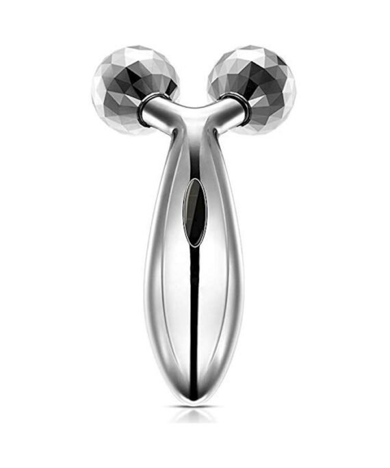 Generic 3D Face Massage Roller Silver 168grams