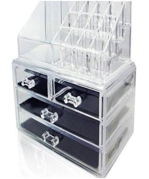 Generic Make-Up Organizer Clear/Black
