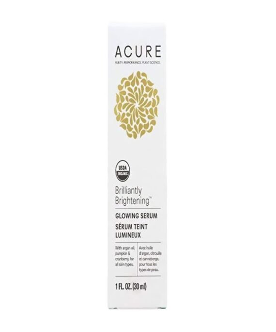 Acure Brilliantly Brightening Glowing Serum 1Fluid Ounce