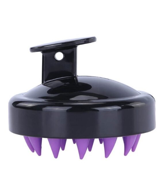 Generic Scalp Massager Hair Shampoo Brush Purple/Black
