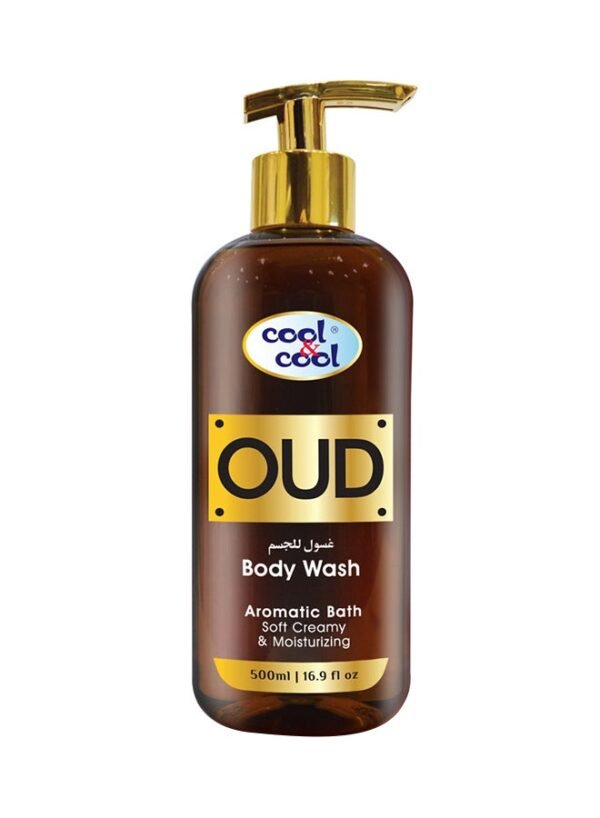 Cool & Cool Oud Body Wash Alcohol-Free Brown 500ml