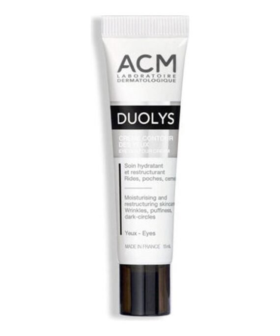 ACM Laboratoire dermatologique Duolys Eye Contour Cream, 15ml – Anti-Wrinkle Eye Cream for Fine Lines & Puffiness Grey 15ml