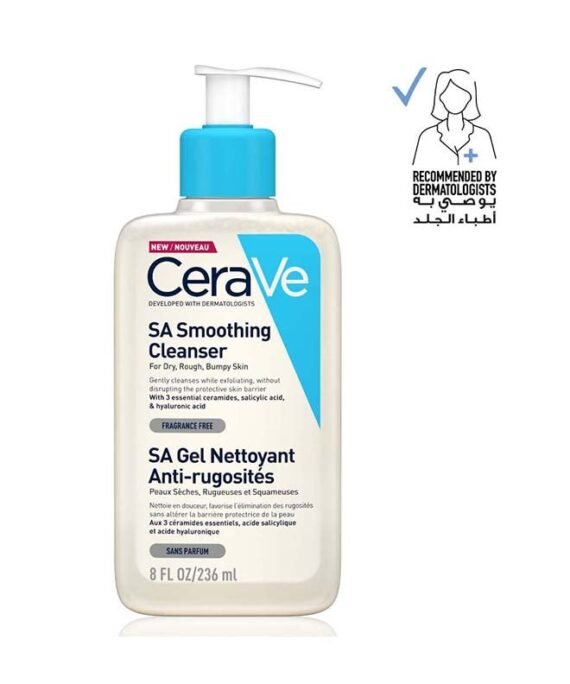 CeraVe SA Smoothing Cleanser For Dry, Rough And Bumpy Skin With Salicylic Acid 236ml