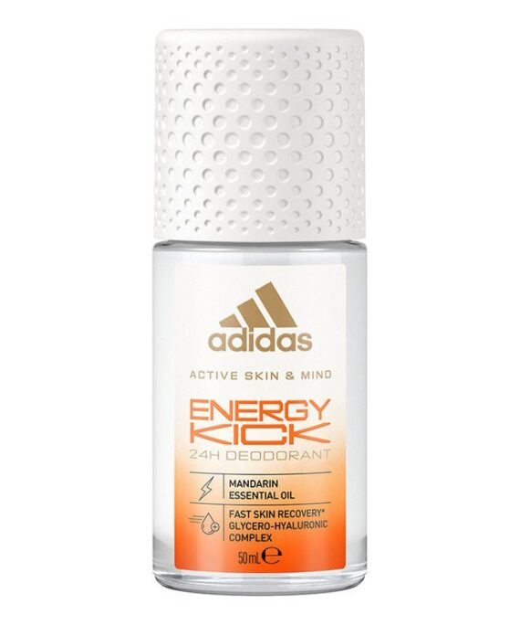 Adidas Active Skin And Mind Energy Kick Roll On Deodorant 50ml