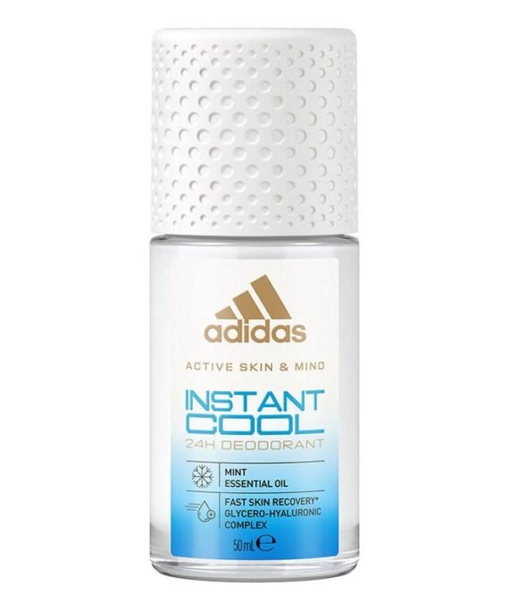Adidas Active Skin And Mind Instant Cool Roll On Deodorant 50ml