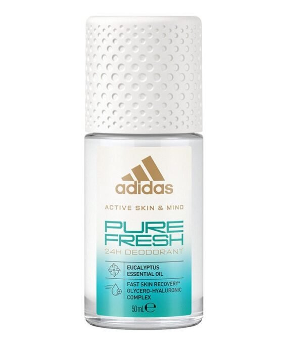 Adidas Active Skin And Mind Pure Fresh Roll On Deodorant 50ml