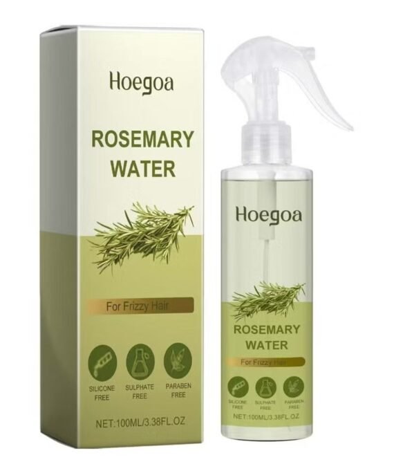 HOEGOA Rosemary Water Spray For Hair Growth (100 ml) | Hair Spray for Regrowth | Rosemary Hair Mist | Adds Shine | Helps Reduce Hairfall | Strengthens Hair | Suitable For All Hair Types