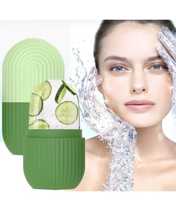 Generic Ice Roller for Face,Beauty Facial Massage, Glow Cube for Face,Skin Care Tools for Eye Wrinkles, Acne Puffiness Relief Green