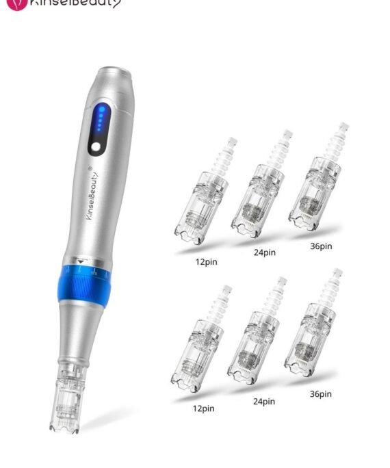 KinseiBeauty Professional Microneedling Pen, Ultima 2*12 Pin, 2*24 Pin, 2*36 Pin, A6 PRO Derma Pen