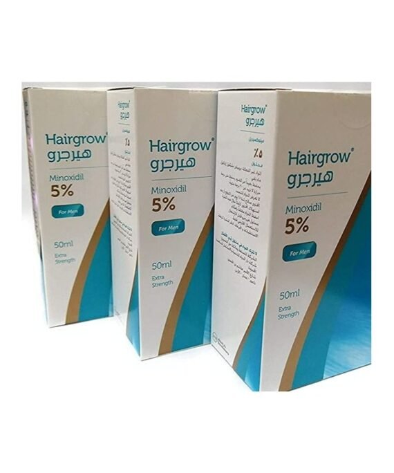 Hair Grow Hair Grow 5 Minoxidil, 50 ml Pack of 3