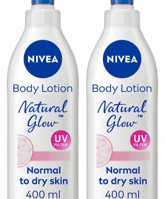 Nivea Natural Glow Body Lotion Pack Of 2 400ml