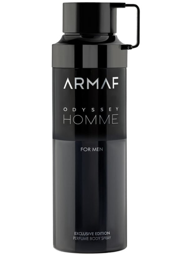 Armaf Armaf Odyssey Homme Black Edition Exclusive Perfume Body Spray For Men 200ml, Deodorant Spray