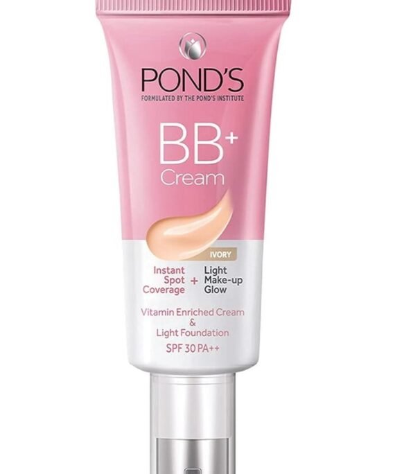 Pond's BB+ Cream, Instant Spot Coverage + Light Make-up Glow, Ivory 30g