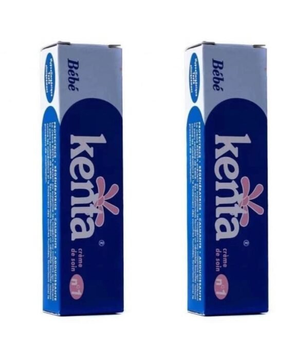 kenta Pack of 2 Kenta Moroccan Cream for Makeup Base Foundation, Concealer, Skin Whitening, and Lightening Sensitive Areas, Protects, Relief And Treatment Of Diaper Rash 30g