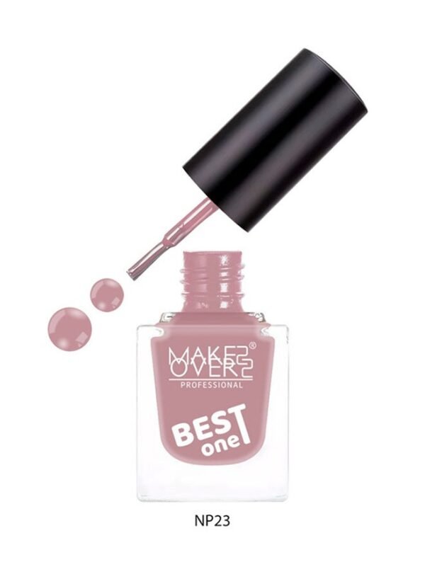 MAKE OVER 22 Best One Nail Polish NP023 MAUVE ICE