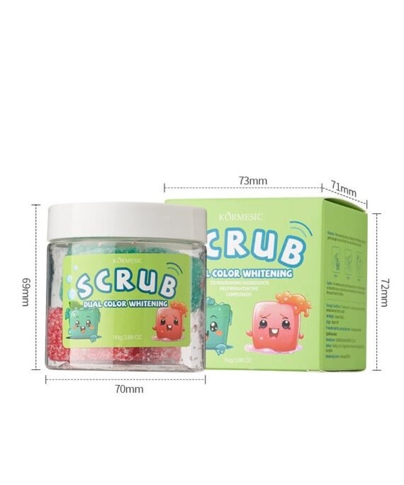 Kormesic Rose & Avocado Extract Dual-Color Exfoliating Soap Blocks - Nourishing & Gentle Exfoliation
