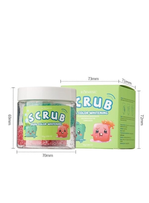 Kormesic Rose & Avocado Extract Dual-Color Exfoliating Soap Blocks - Nourishing & Gentle Exfoliation