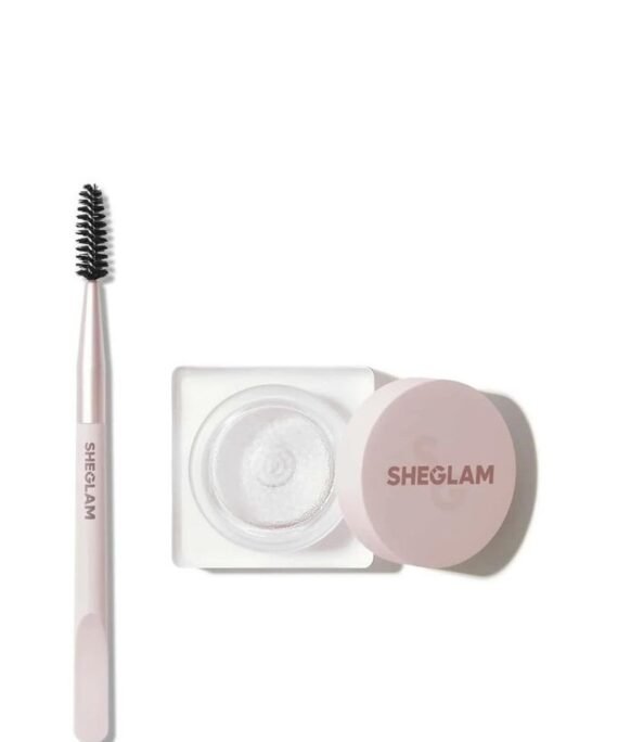 SHEGLAM Set Me Up Eyebrow Hold Gel, Long-Lasting, Waterproof And Extreme Hold Wax Crystal Clear