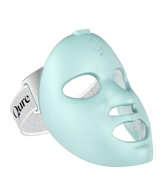 Qure Qure LED Light Therapy Mask - Customizable LED Face Mask That Adapts to Your Skin - LED Light Mask for Fine Lines, FDA approved, Uneven Pigmentation & Pimple-Improvement