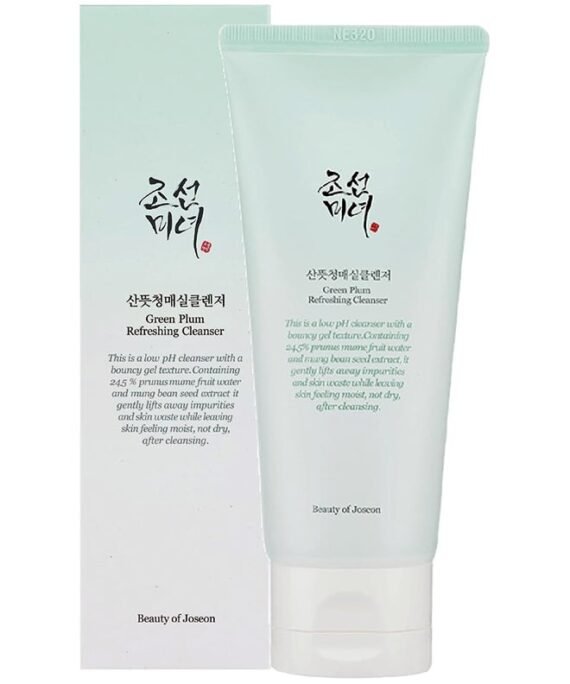 Beauty of Joseon Green Plum Refreshing Cleanser Gel Type Deep Pore Cleansing, Acne Face Wash, Blackhead Remover for All Skin Types, Korean Skincare 100ml, 3.38 fl.oz Clear