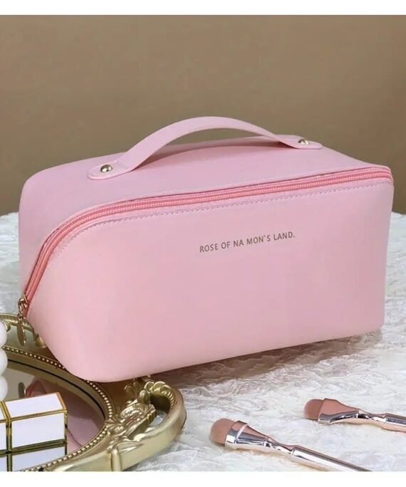 ORiTi Large apaciy Travel Cosmetic Bag Multifunctional Waterproof Portable Makeup Organizer Bag With Handle Ideal for Travel
