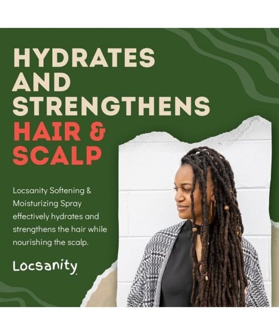 Locsanity Daily Moisturizing Loc Spray for Dreads - Passion Fruit Hair Scalp Moisturizer, Dreadlock Spray - Refreshening Spray for Locs, Dreadlocks, Sisterlock, Microlock - Controls Frizz, Oil-Free