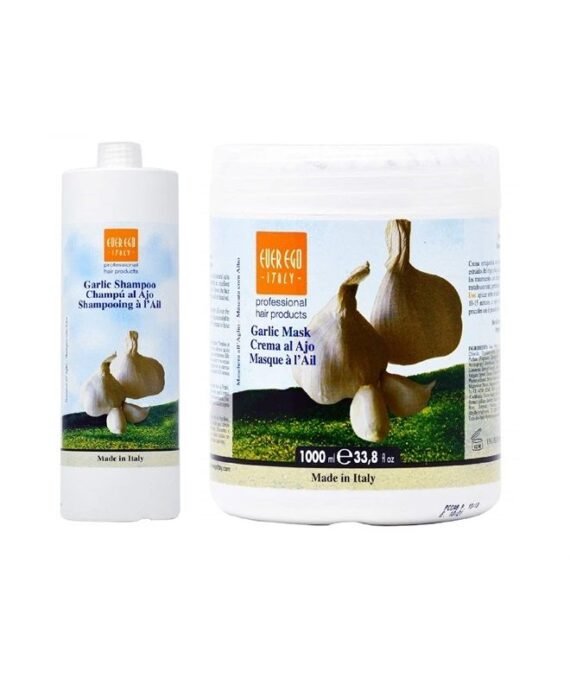 EVER EGO Garlic Shampoo + Mask 1000ml / 33.8oz